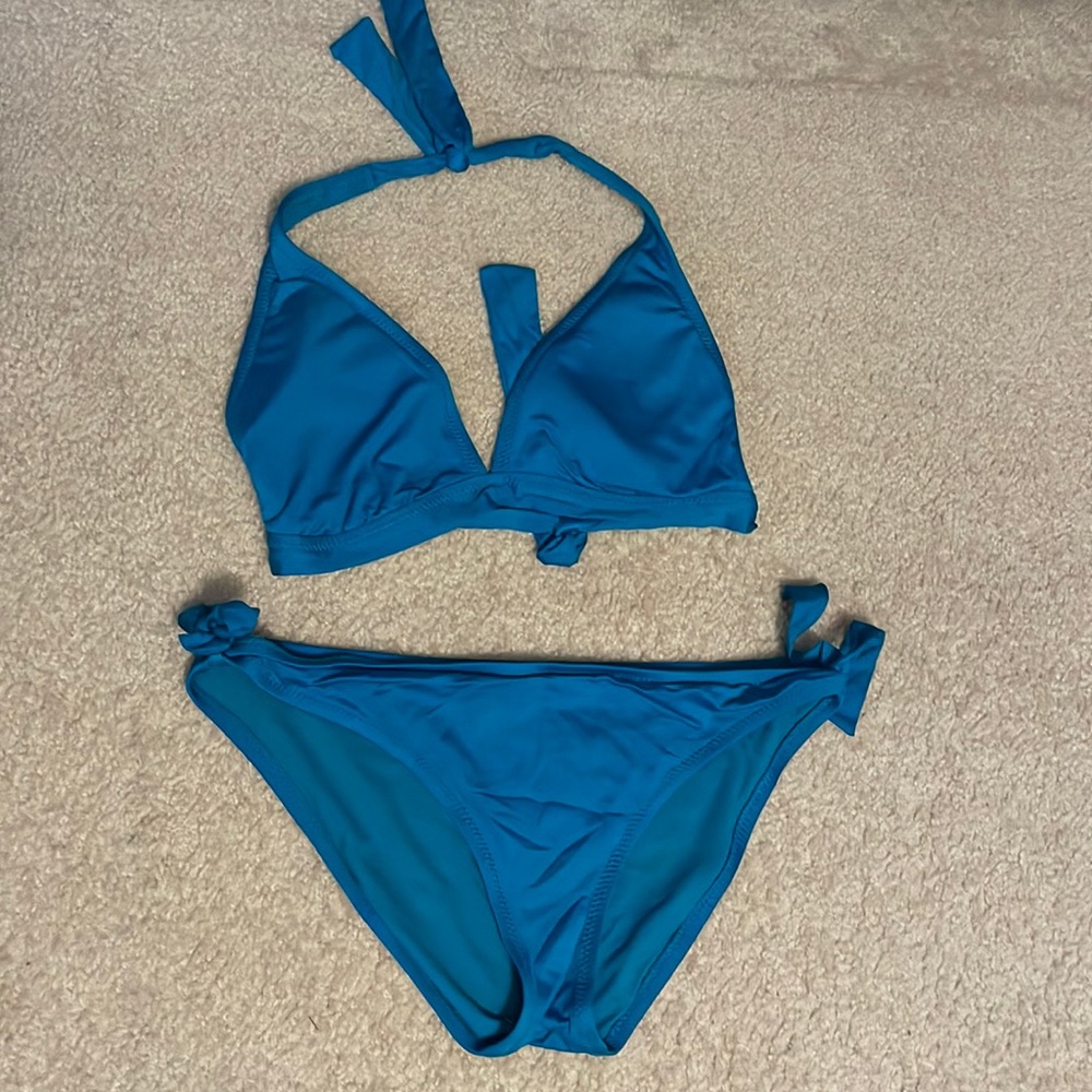 Mossimo teal bikini